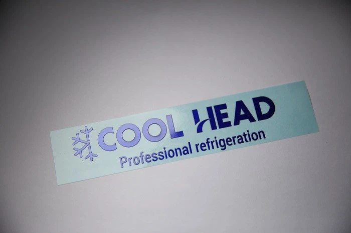 Nickel Decal Logo Stickers for air conditioner